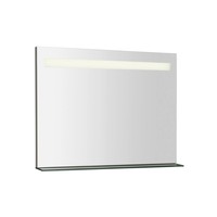 Badkamerspiegel Sapho Breto 80x60.8 cm LED-Verlichting Incl. Planchet