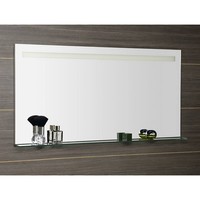 Badkamerspiegel Sapho Breto 120x60.8 cm LED-Verlichting Incl. Planchet