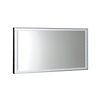 Sapho Badkamerspiegel Sapho Luminar 120.3x55.3 cm LED-Verlichting Frame Chroom