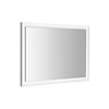 Sapho Badkamerspiegel Sapho Flut 100x70 cm LED-Verlichting Omlijsting Wit