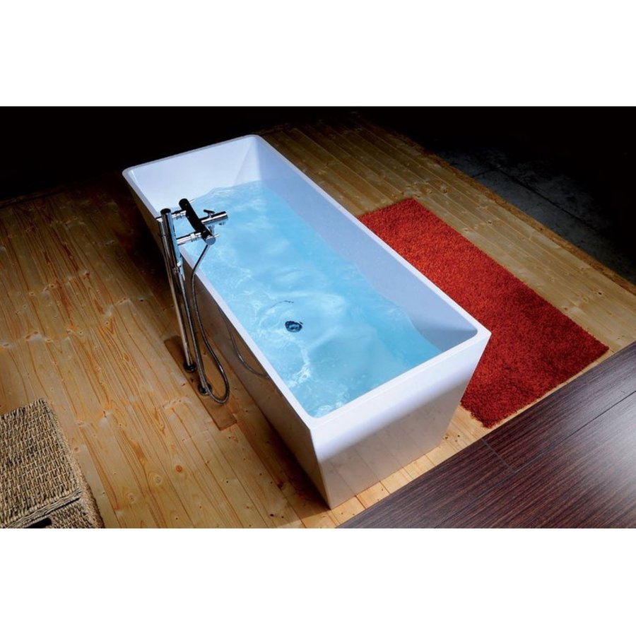 Vrijstaand Bad Sapho Herhis Marmer 170x72x63 cm Wit