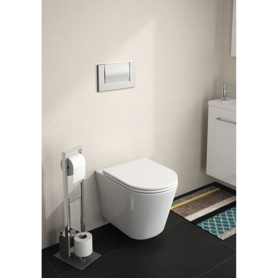 Allibert Toiletzitting Duneo 36,5x3,6x45 cm Glanzend Wit