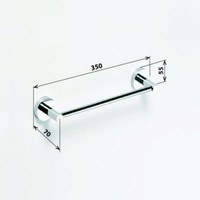 Handdoekhouder Sapho X-Round Hangend 35 cm Chroom