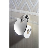 Toiletrolhouder Sapho Astor 15.3x14.5 cm met Klep Chroom