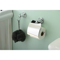 Toiletrolhouder Sapho Diamond met Klep Chroom