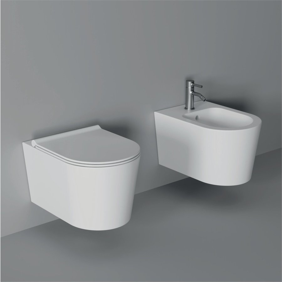 Bidet Salenzi Form Square Glans Wit