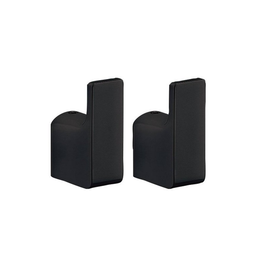 Handdoekhaak 2PCS Sapho Pirenei 2x5.3 cm Mat Zwart