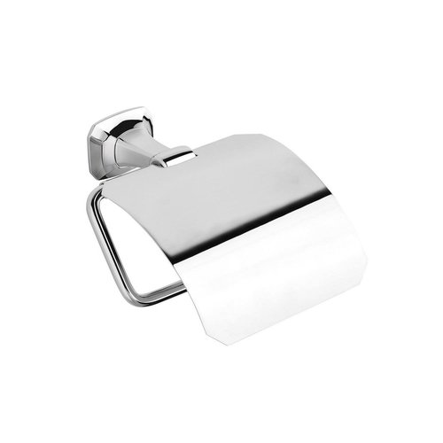 Toiletrolhouder Sapho Aida 13.5x14 cm met Klep Chroom 