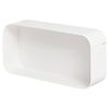 Wandkubus Tiger Brix 50x24 cm Large Wit