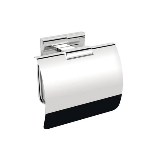 Toiletrolhouder Sapho Olymp 12.5x7.8 cm met Klep Chroom 