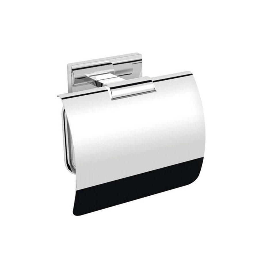 Toiletrolhouder Sapho Olymp 12.5x7.8 cm met Klep Chroom