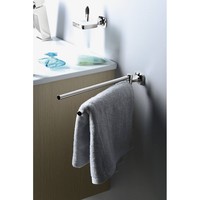 Dubbele Handdoekhouder Sapho Aida Draaibaar 32.8 cm Chroom