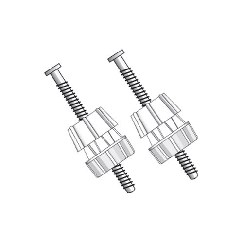 Allibert Toiletzitting Hechtingset Opties Metalen Schroeven Snelmontagemoer 