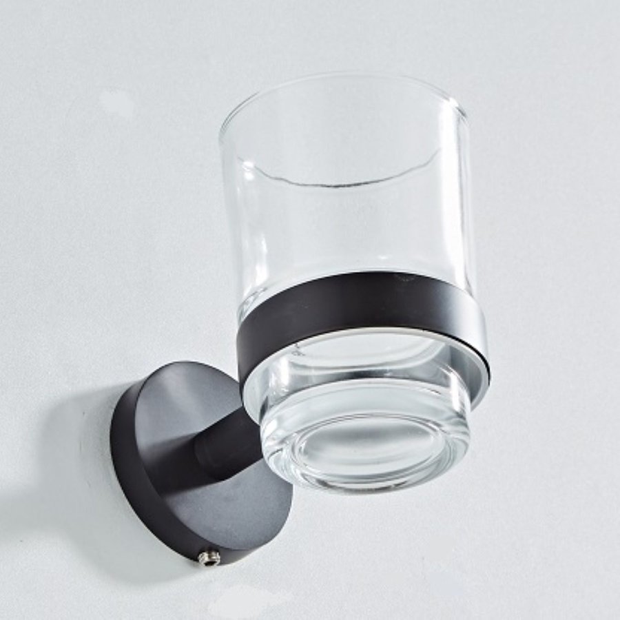 Bekerhouder Boss & Wessing Nero � 65mm Messing Mat Zwart