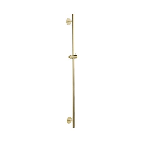 Glijstang Herzbach Living Spa PVD-Coating 90 cm Rond Rozet Messing Goud 