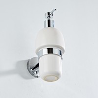 Zeepdispenser Boss & Wessing Talpa Wit Keramiek en Chroom