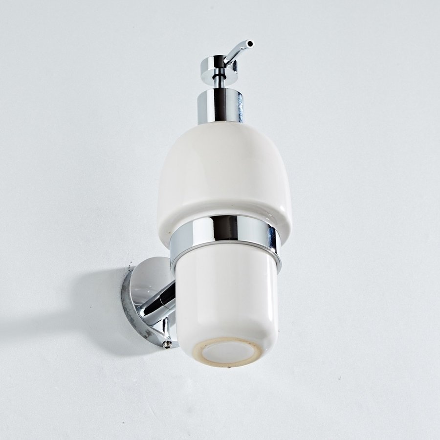 Zeepdispenser Boss & Wessing Talpa Wit Keramiek en Chroom