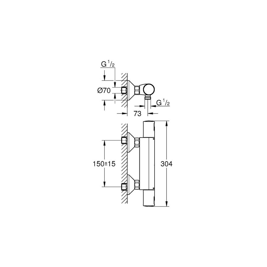 Grohe Precision Start Douchemengkraan