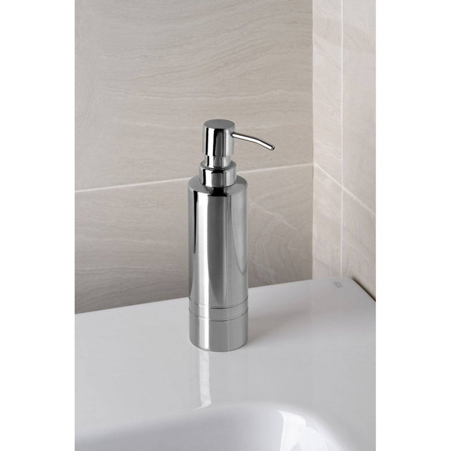 Zeepdispenser Sapho London Vrijstaand 210 ML Glanzend RVS