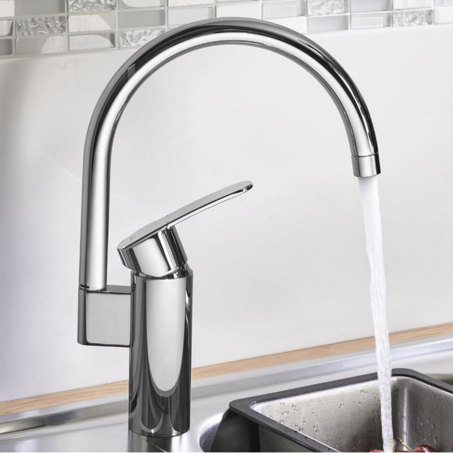 Grohe Keukenkraan Wave Cosmopolitan Hoge Uitloop Chroom