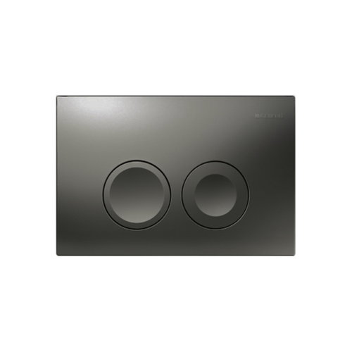 Bedieningsplaat Delta 25 by Geberit Frontbediening Mat Antraciet 
