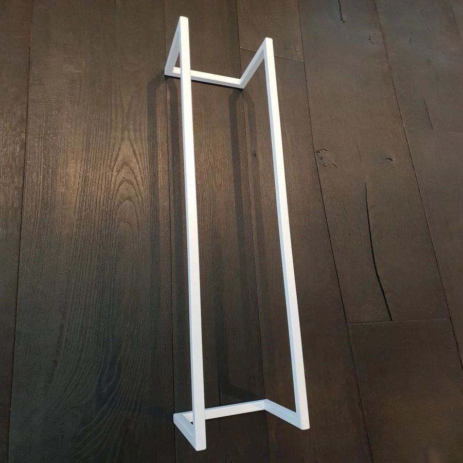 Handdoekenrek AQS Industrieel 95x25x20 cm Wit