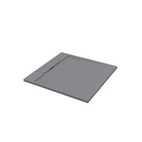 Douchebak Best Design Decent 100x100x3.5 cm Solid Surface Grijs