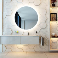 Ronde Badkamerspiegel LED BWS Spark Edge 120 cm