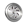 Weckx Ventilatierooster Weha Rond Afsluitbaar 12.5 cm RVS