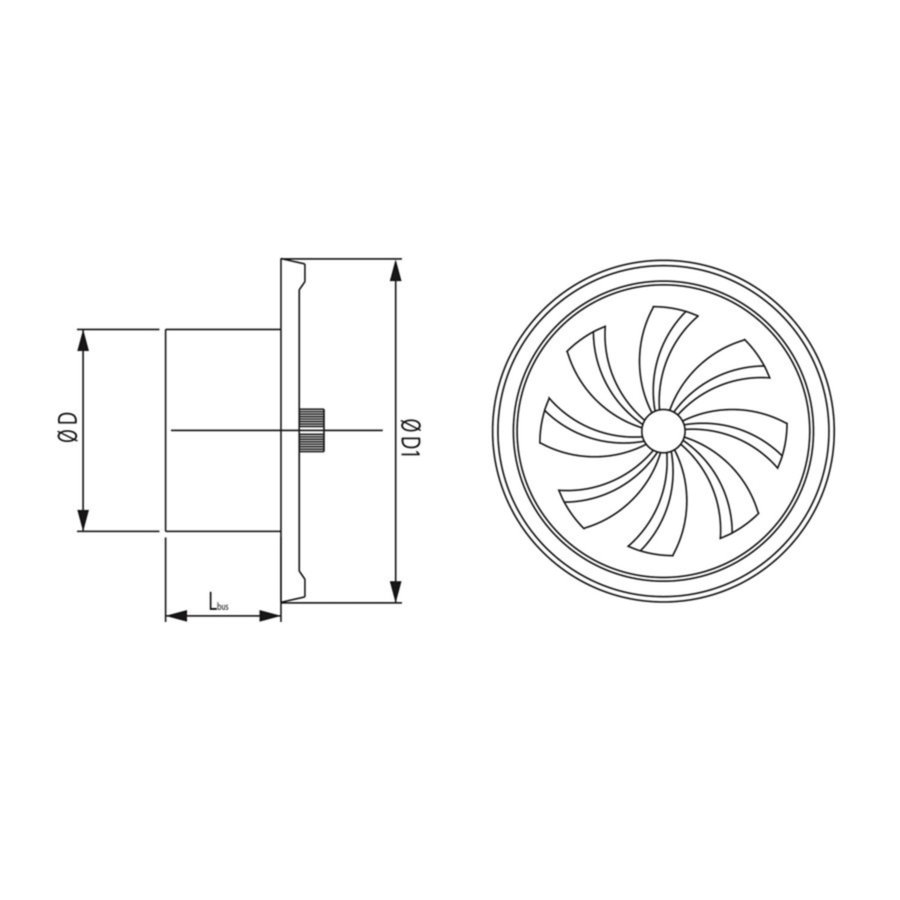 Ventilatierooster Weha Rond Afsluitbaar 15 cm RVS