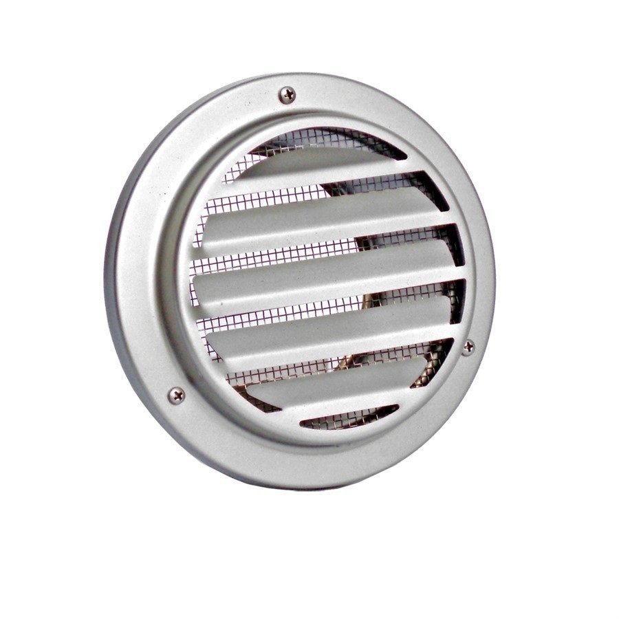 Schoepen Ventilatierooster Weha Rond 12.5 cm RVS