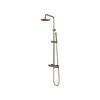 Regendouche Brauer Copper Showerpipe Met Thermostaat 20cm Koper