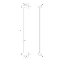 Glijstang Brauer Copper 70 cm Koper