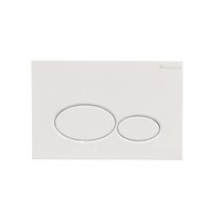 Bedieningsplaat voor Geberit UP320 Boss & Wessing Glanzend Wit