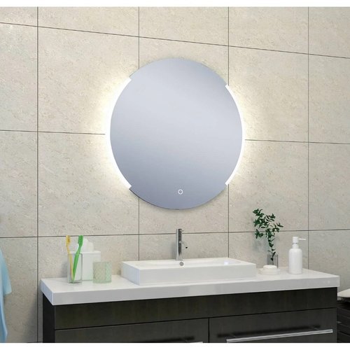 Badkamerspiegel Boss & Wessing Circle LED Verlichting Condensvrij 60 cm 