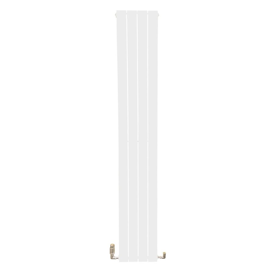 Radiator Boss & Wessing Jarmilo 200x30 cm Midden Onder Aansluiting Enkel Wit (652 Watt)