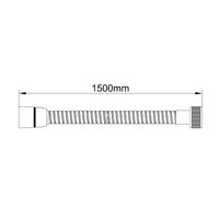 Doucheslang Wiesbaden Luxe Conisch 150 cm Geborsteld Koper