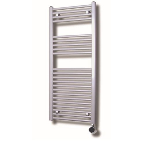 Elektrische Design Radiator Sanicare Plug En Play 111,8 x 45 cm Wit Zwart Incl Montage Set 596 Watt 