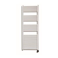 Elektrische Design Radiator Sanicare Plug En Play 172 x 60 cm Wit Thermostaat Chroom 1127 Watt