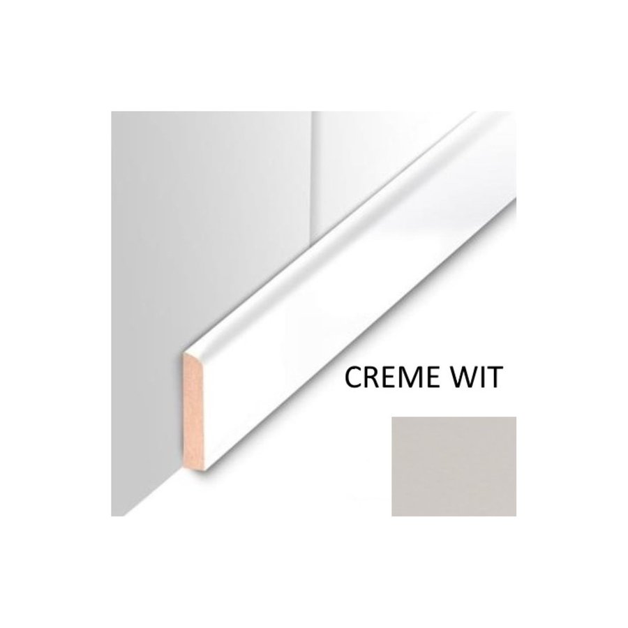 Plafondplint MDF Sanimex Crème Wit 260 cm x 4 cm x 8 mm