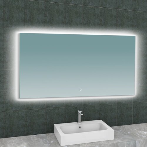 Spiegel Wiesbaden Soul Rechthoek met LED Verlichting Backlight 140 cm 