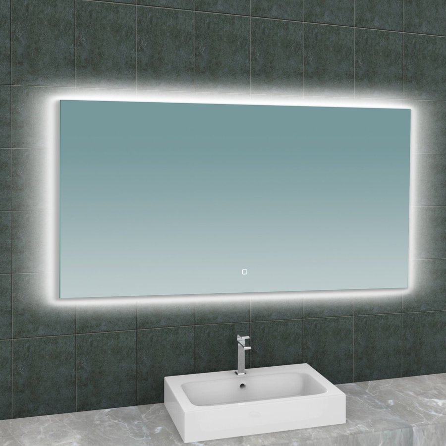 Spiegel Wiesbaden Soul Rechthoek met LED Verlichting Backlight 140 cm