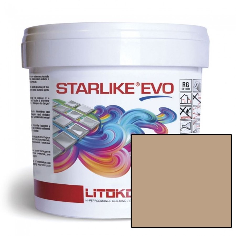 Starlike Voegmiddel 2 Componenten Epoxy 2,5 kg Evo 225 Tabacco Tabak