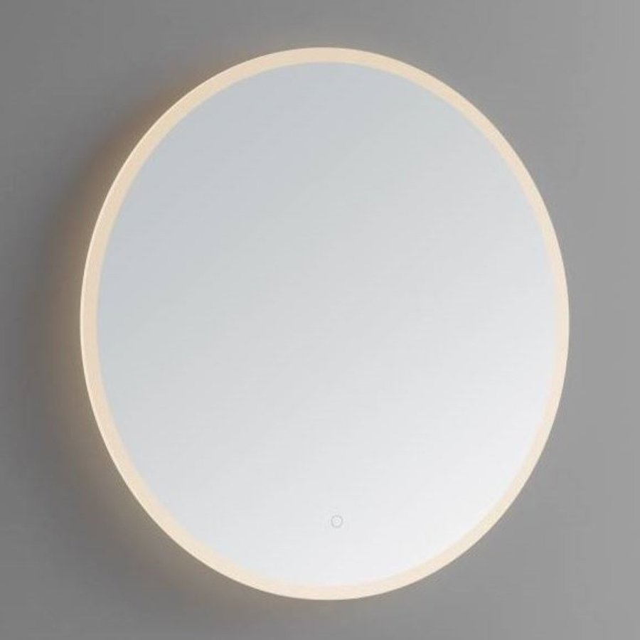 Badkamerspiegel Sanilux Rond Met Spiegelverwarming LED Verlichting Dimbaar 80x3 cm