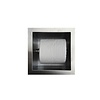 Sanilux Inbouw Toiletrolhouder Sanilux RVS 13,5x13x12 cm