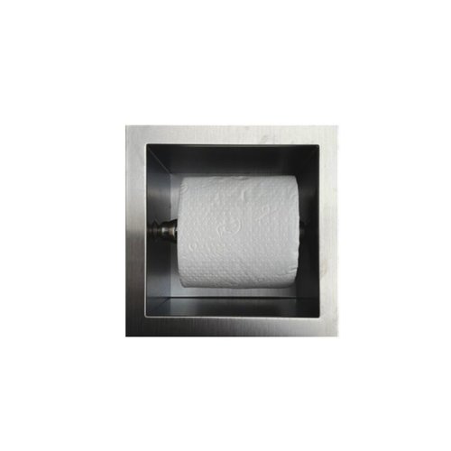 Inbouw Toiletrolhouder Sanilux RVS 13,5x13x12 cm 