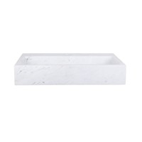 Fontein Differnz DIF Marmer 38x24x7 cm Wit