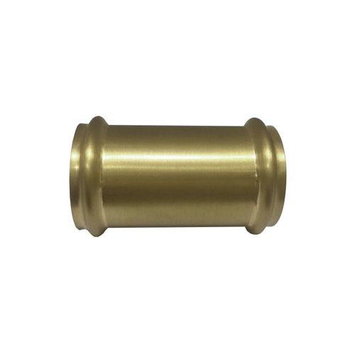 Koppelstuk Wiesbaden 32mm tbv Vloerbuis Geborsteld Messing Goud 