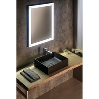 Opbouw Wastafel Sapho Formigo Rechthoek 47.5x36.5x13.5 cm Beton Antraciet