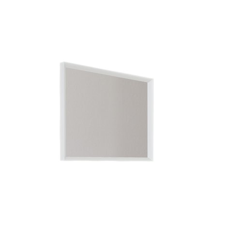 Badkamerspiegel Allibert Delta Met Kader 80x60x4.8 cm Mat Wit 